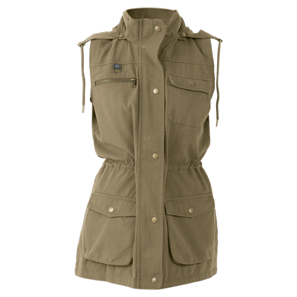 Heritage Sleeveless Utility Jacket Ladies