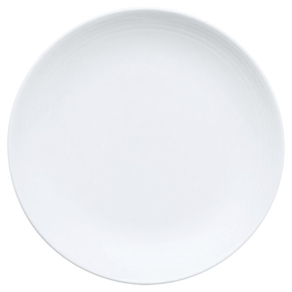 Arctic White Coupe Plate