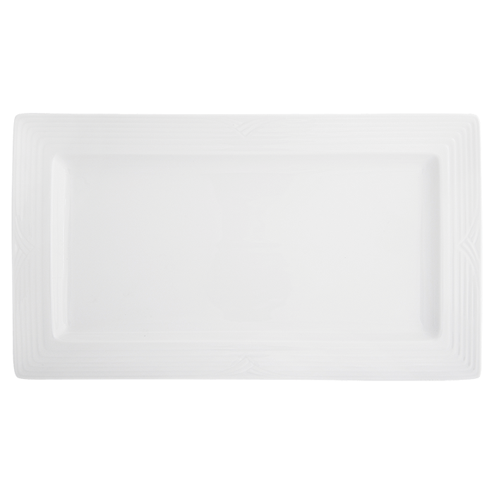 Arctic White Rectangle Plate