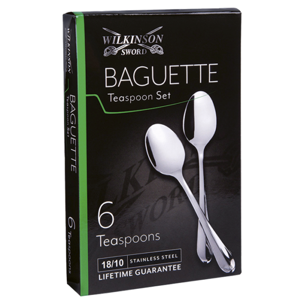 Baguette 6 Piece Teaspoon Set