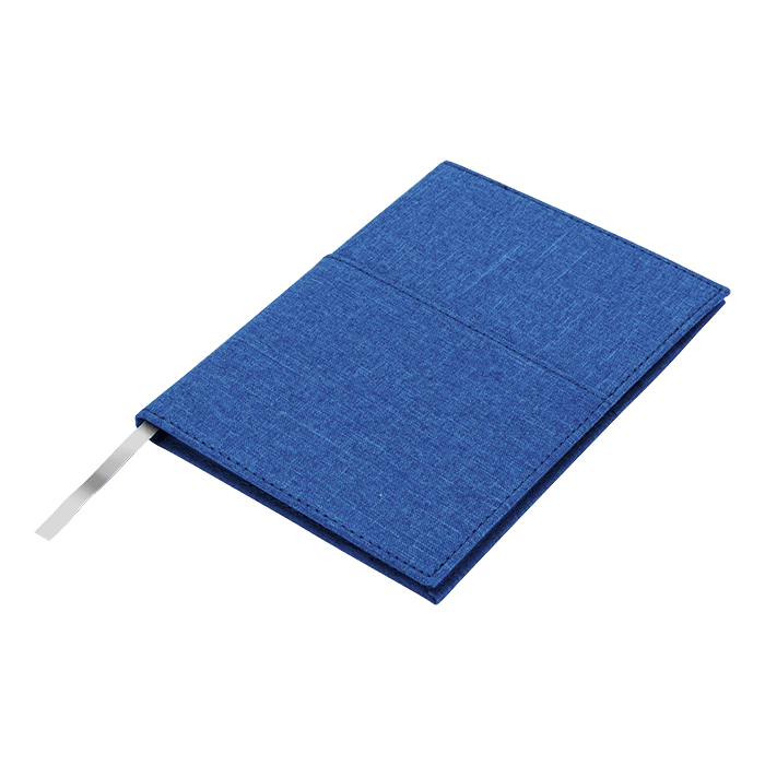 A5 Melange Notebook With Front Pocket