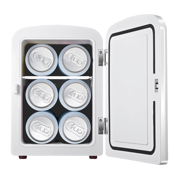 6 Can Mini-Fridge With Built In Bluetooth Speaker