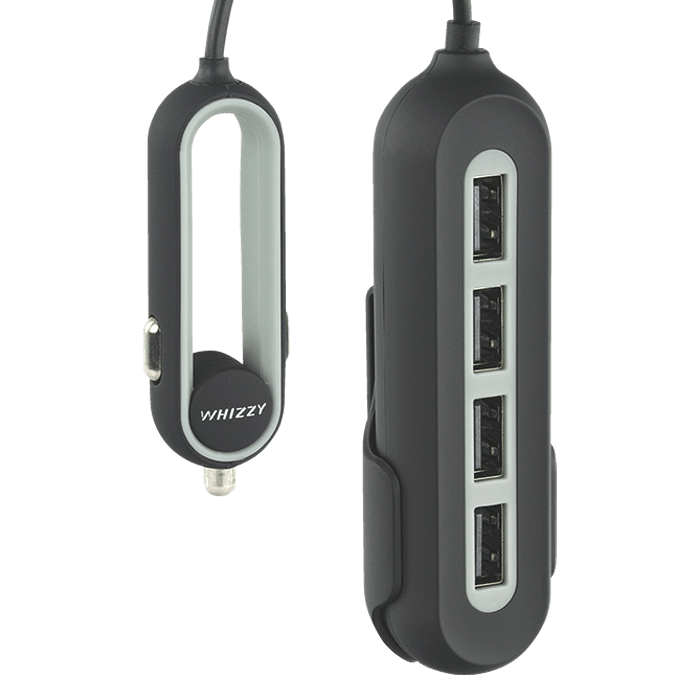 Whizzy 4 Port USB Car Charger