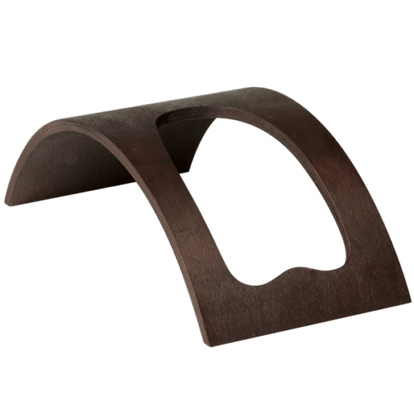 Curved Wooden Wine Bottle Holder