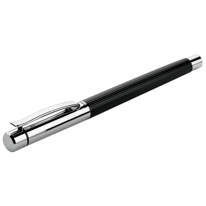 Brass Rollerball Pen with Columned Barrel