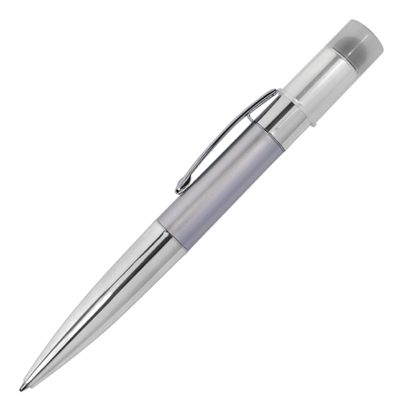 Twist Action Ballpoint Pen with Stylus and LED Lights