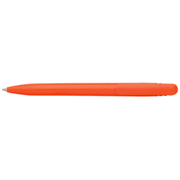 Solid Colour Ballpoint Pen with Matching Coloured Clip
