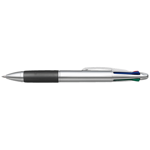 4 Colour Ballpoint Pen with Rubber Grip