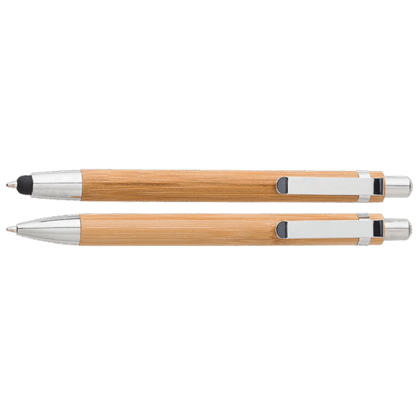 Bamboo Pen and Clutch Pencil Set