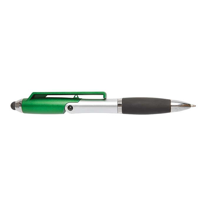 Ballpoint Pen With Stylus And Mobile Phone Stand