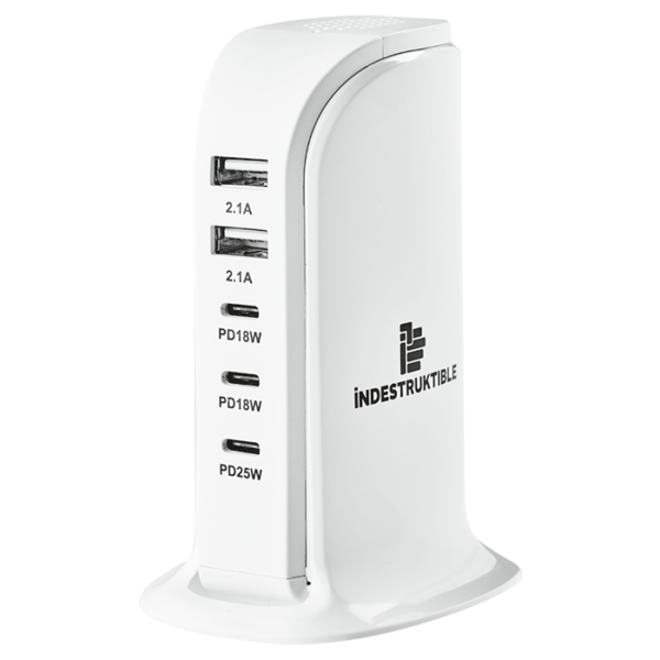 IND 5 Port P.D + USB Gan Charger