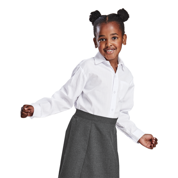 Unisex Long Sleeve School Shirt