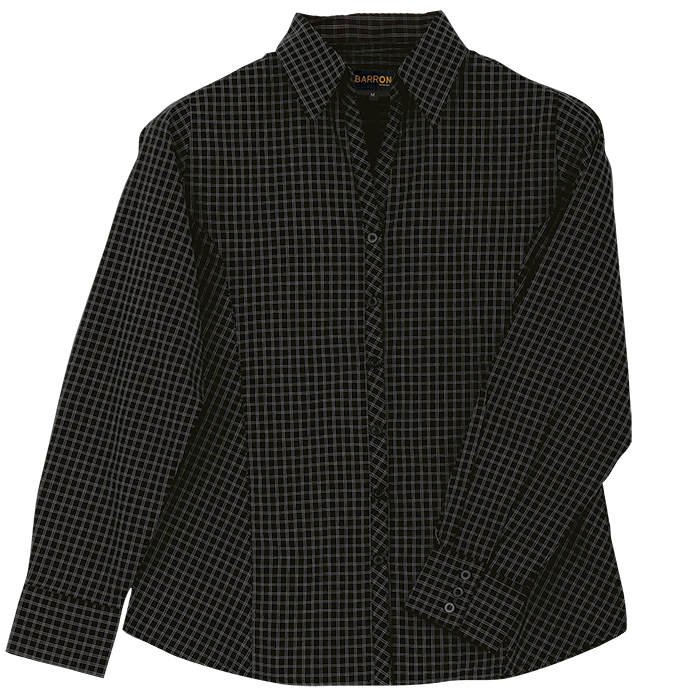 Pioneer Check Blouse Long Sleeve Ladies