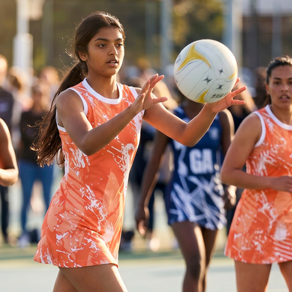 Kiddies Netball Dress Custom Design