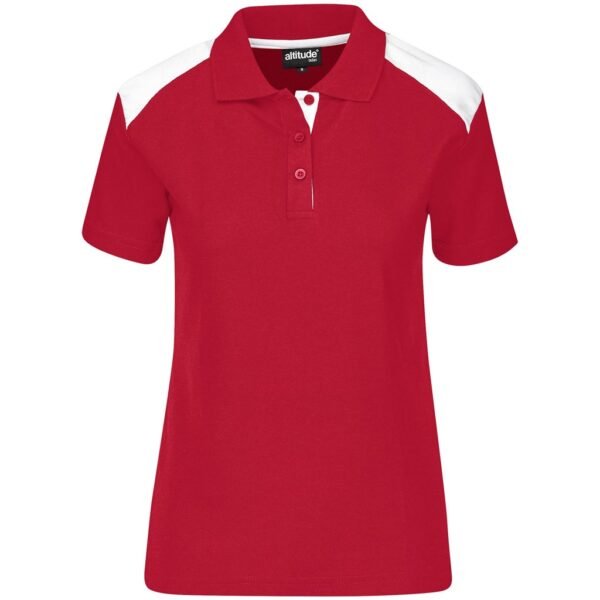 Ladies Apex Golf Shirt – Red