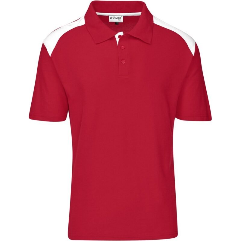 Mens Apex Golf Shirt – Red
