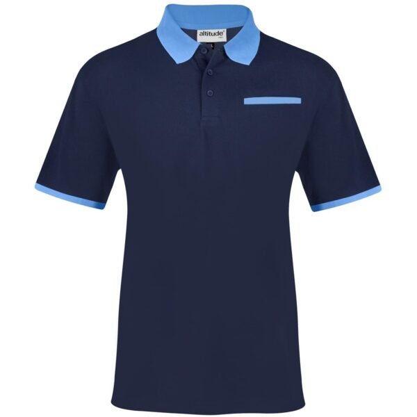 Mens Caliber Golf Shirt – Navy