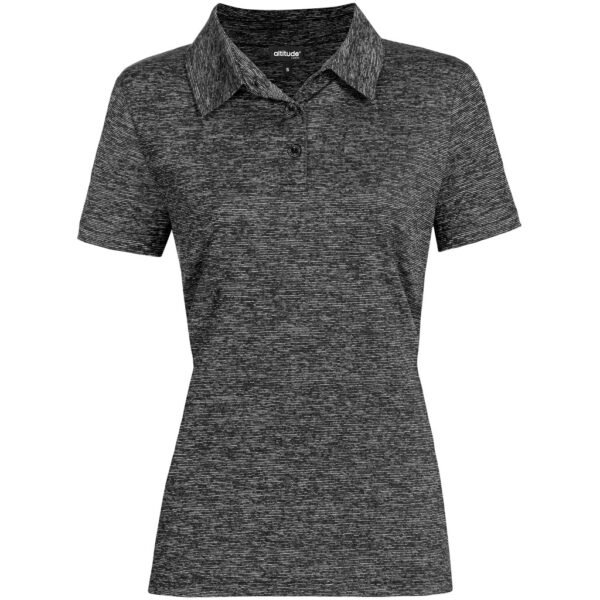 Ladies Echo Golf Shirt – Black