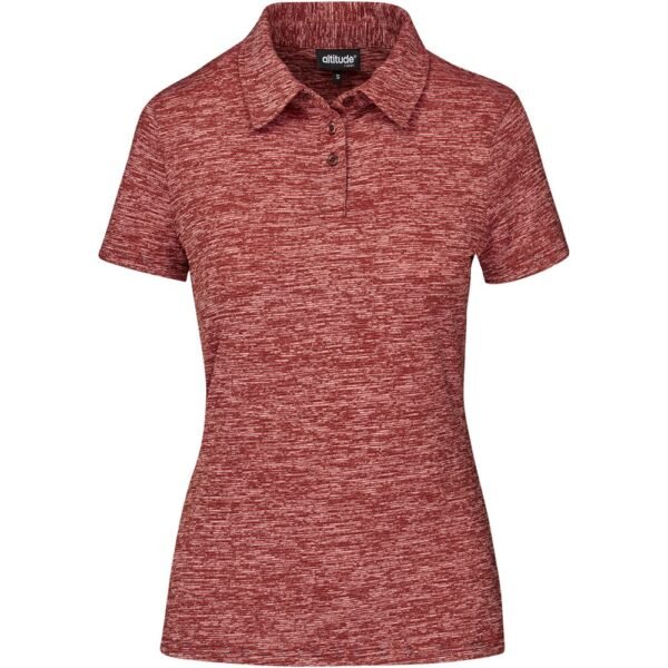 Ladies Echo Golf Shirt – Red