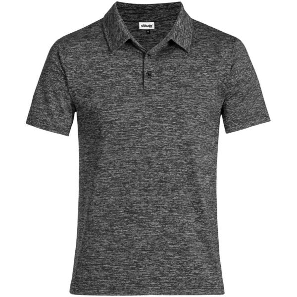 Mens Echo Golf Shirt – Black