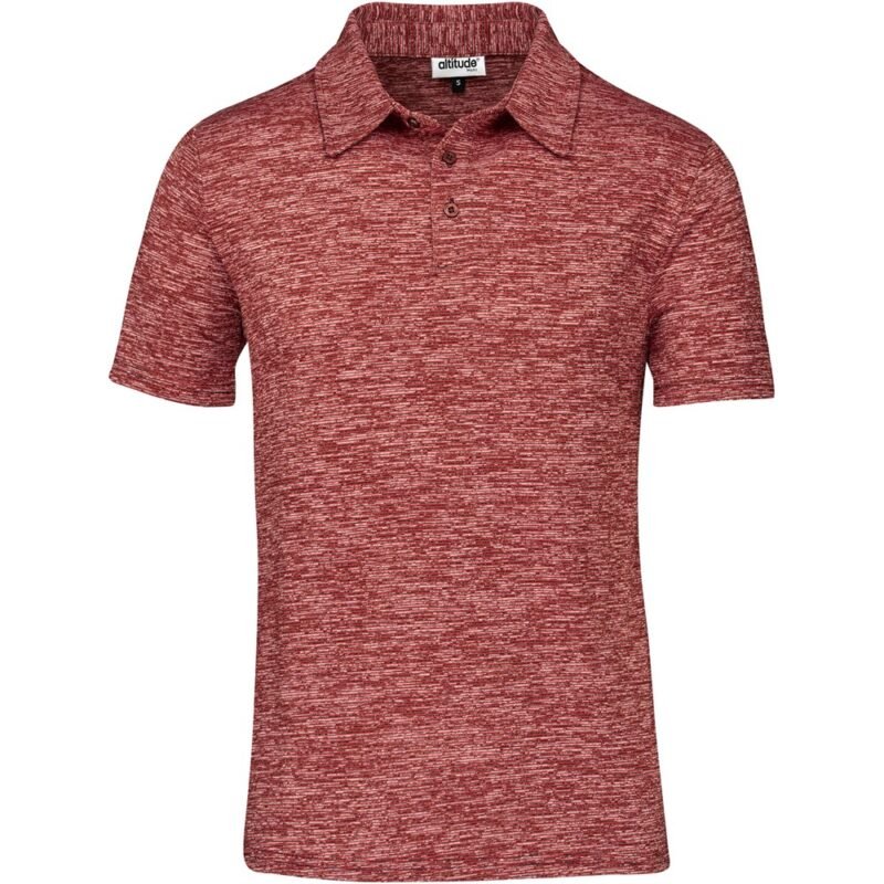 Mens Echo Golf Shirt – Red