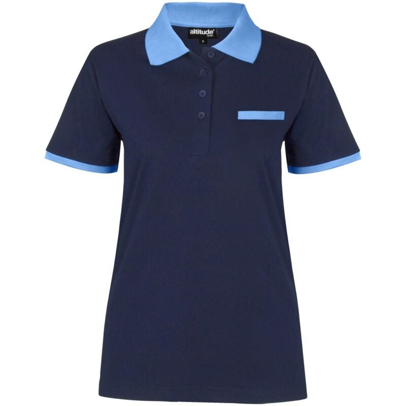 Ladies Caliber Golf Shirt – Navy