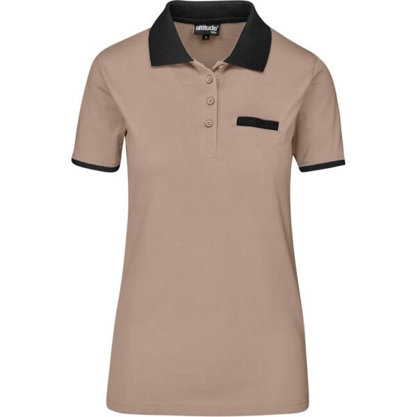 Ladies Caliber Golf Shirt – Stone