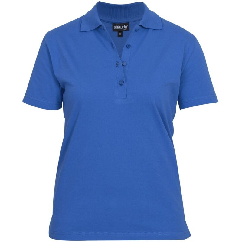 Ladies Michigan Golf Shirt – Royal Blue