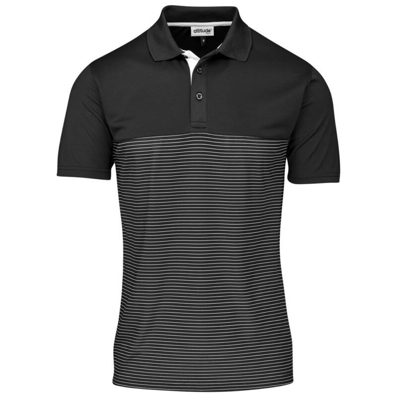 Mens Maestro Golf Shirt – Black