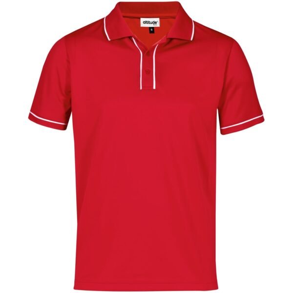 Mens Osaka Golf Shirt – Red