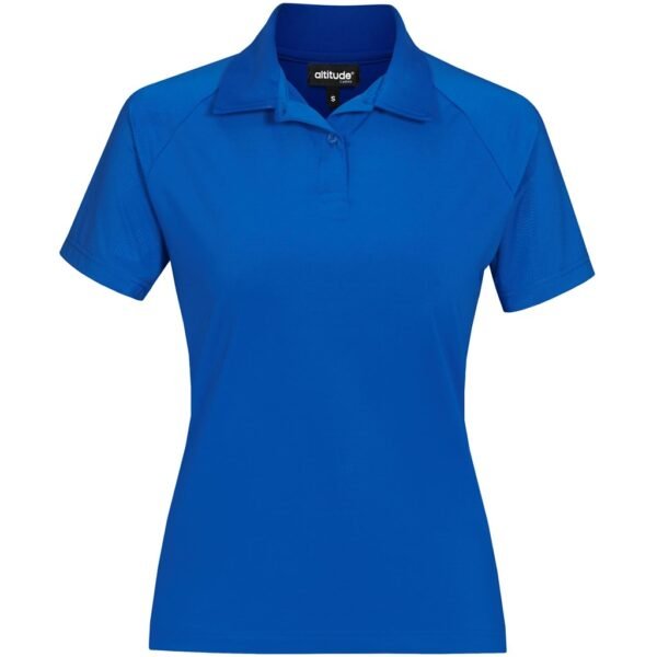 Ladies Santorini Golf Shirt – Blue
