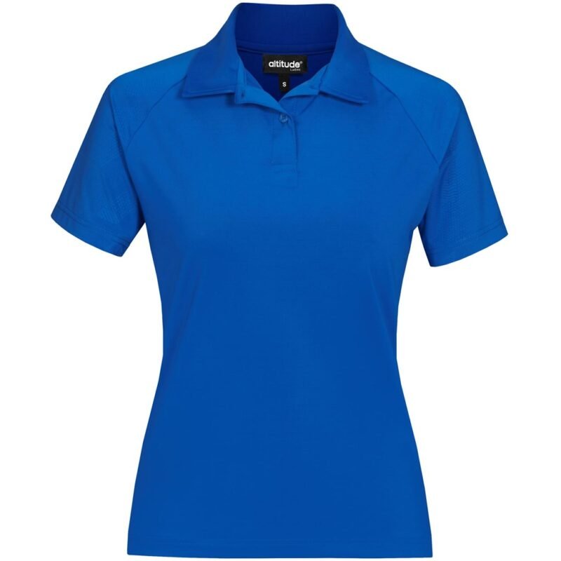 Ladies Santorini Golf Shirt – Blue