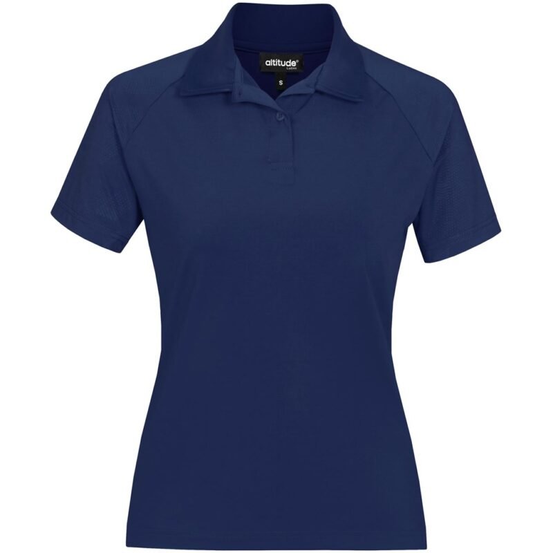 Ladies Santorini Golf Shirt – Navy