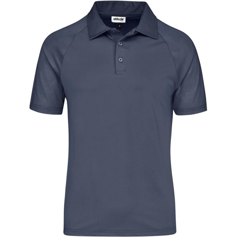 Mens Santorini Golf Shirt – Grey
