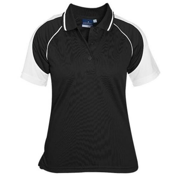 Ladies Toronto Golf Shirt – Black