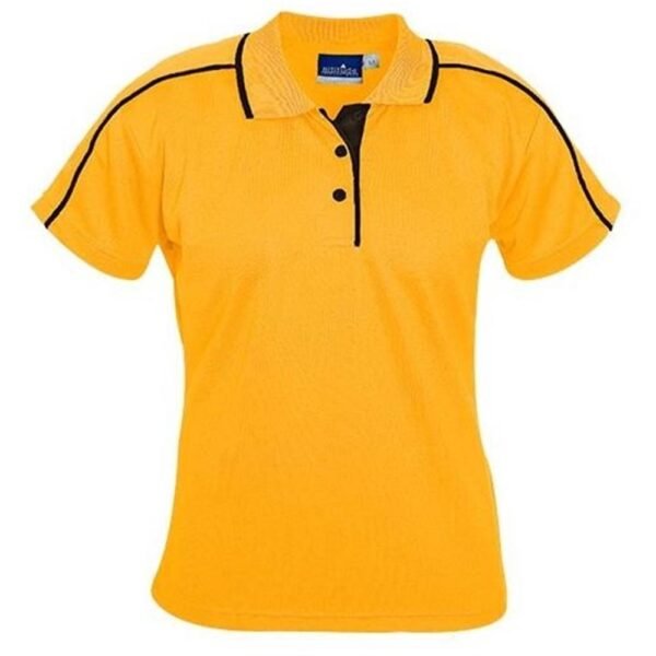 Ladies Vegas Golf Shirt – Yellow