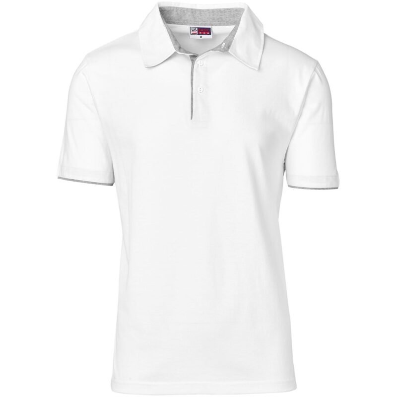 Mens Delta Golf Shirt – White