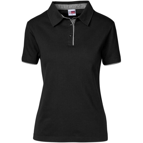 Ladies Delta Golf Shirt – Black