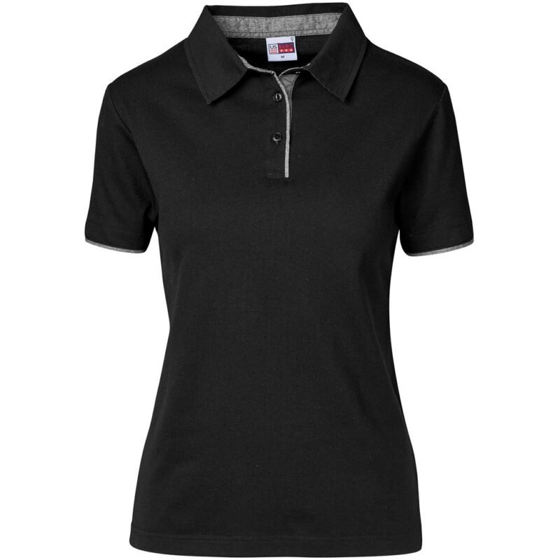 Ladies Delta Golf Shirt – Black