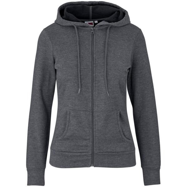 Ladies Bravo Hooded Sweater – Charcoal