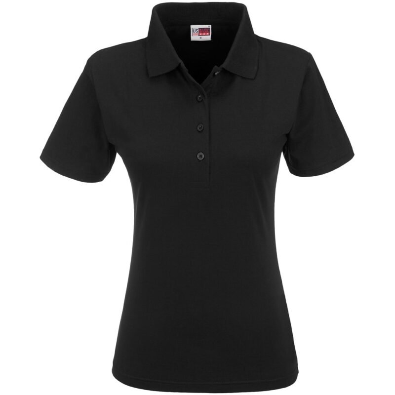 Ladies Cardinal Golf Shirt – Black
