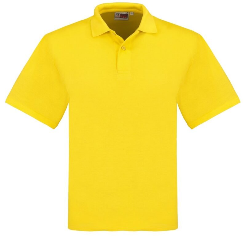 Mens Elemental Golf Shirt – Yellow