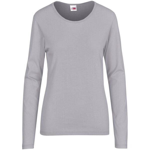 Ladies Long Sleeve Portland T-Shirt – Grey