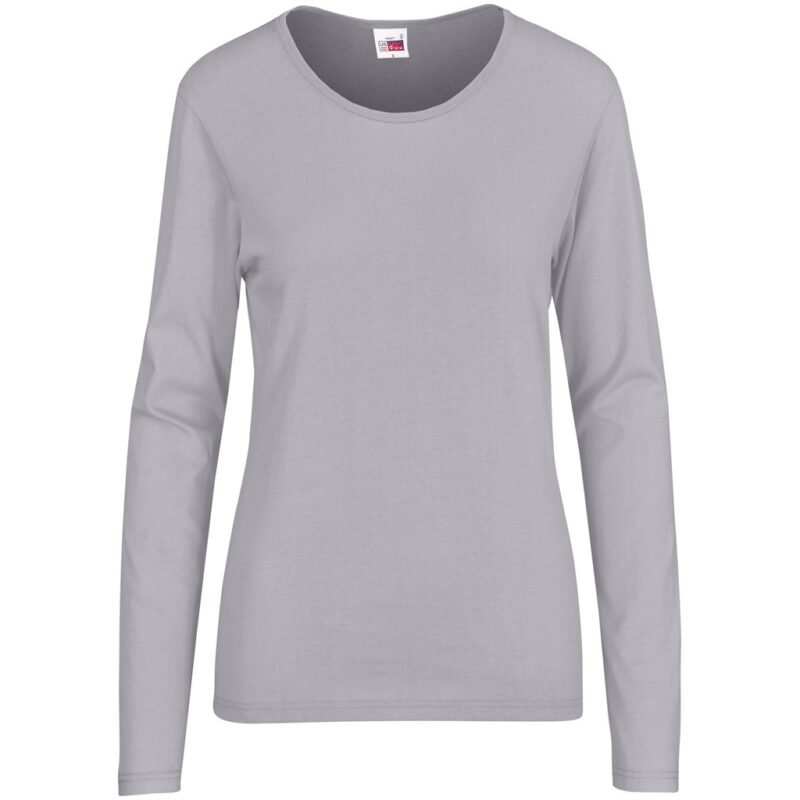 Ladies Long Sleeve Portland T-Shirt – Grey