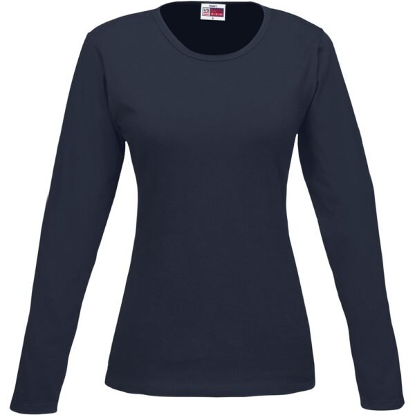 Ladies Long Sleeve Portland T-Shirt – Navy