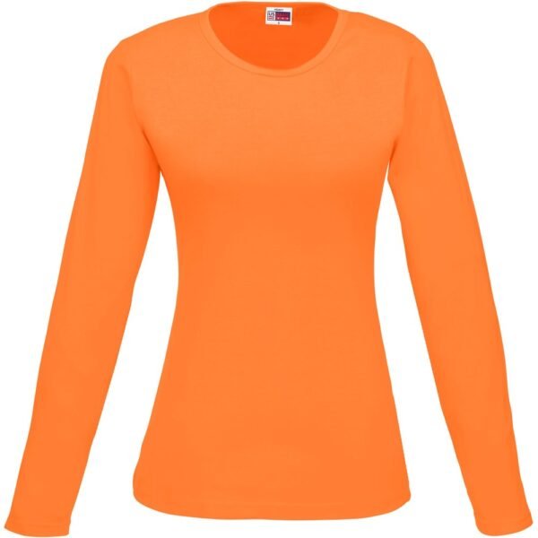 Ladies Long Sleeve Portland T-Shirt – Orange