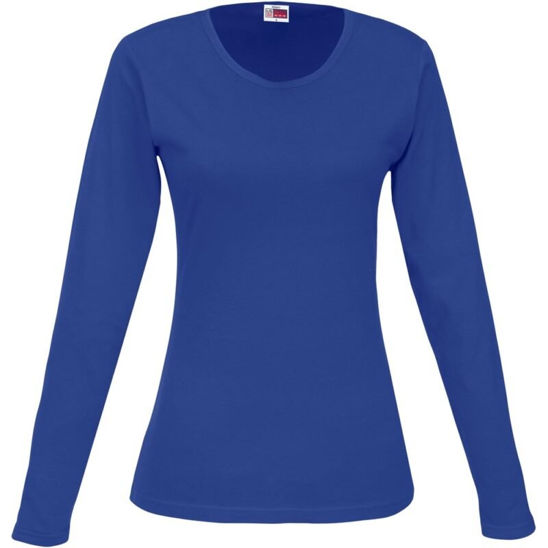 Ladies Long Sleeve Portland T-Shirt – Royal Blue
