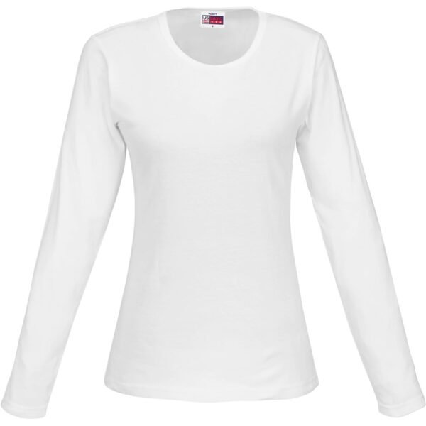 Ladies Long Sleeve Portland T-Shirt – White