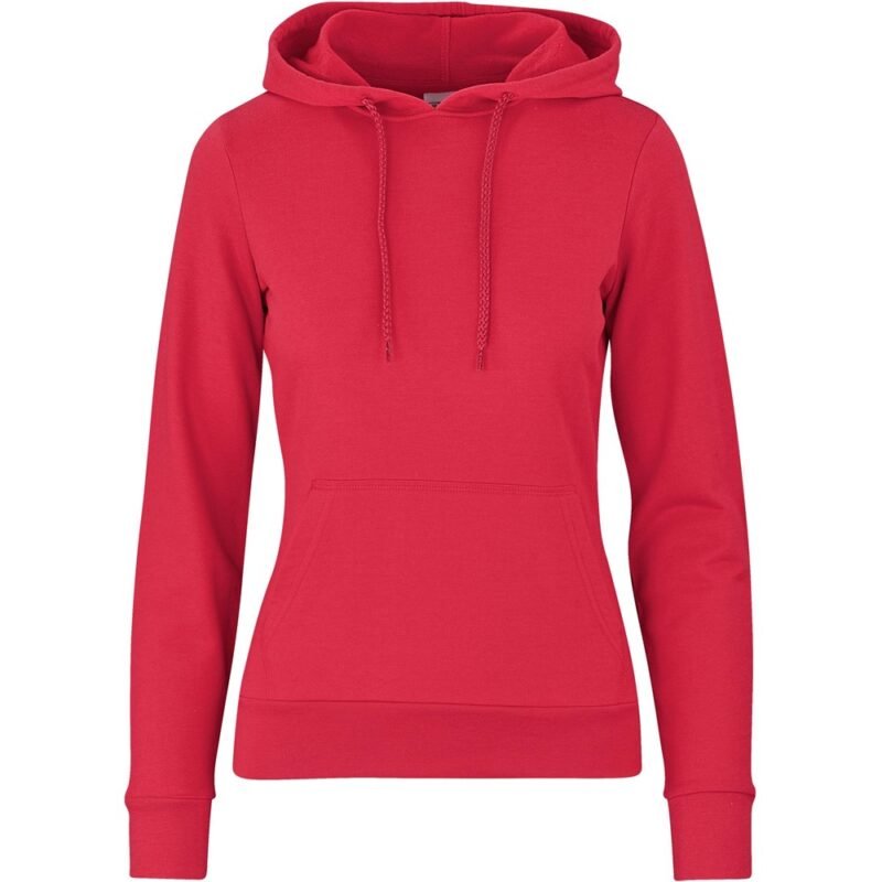Ladies Omega Hooded Sweater – Red