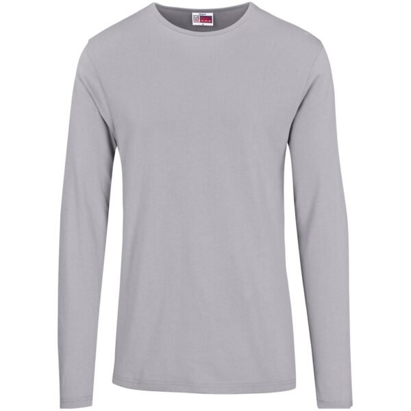 Mens Long Sleeve Portland T-Shirt – Grey